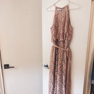 BHLDN Donna Morgan Alana Dress Pink Bridesmaid